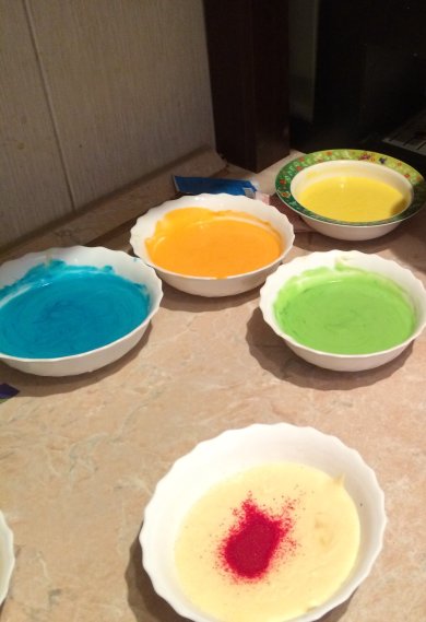 Пирог "Радуга" - Шаг 2