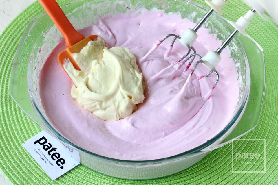 Торт Птичье молоко с клубникой - Шаг 16