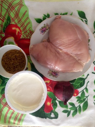 Курица в сметанно-горчичном соусе - Шаг 1