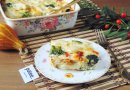 Запеканка с макаронами, сыром и капустой