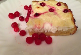 Песочный пирог с творогом