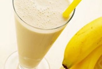 Молочный банановый коктель