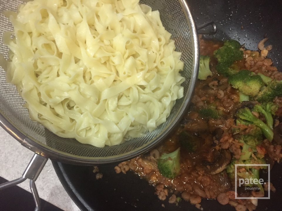 Домашние таглиателли с креветками - Шаг 5