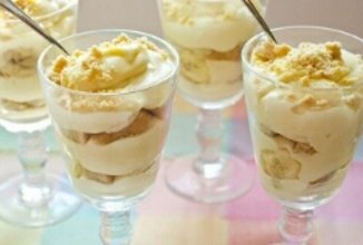 Творожно-банановый крем