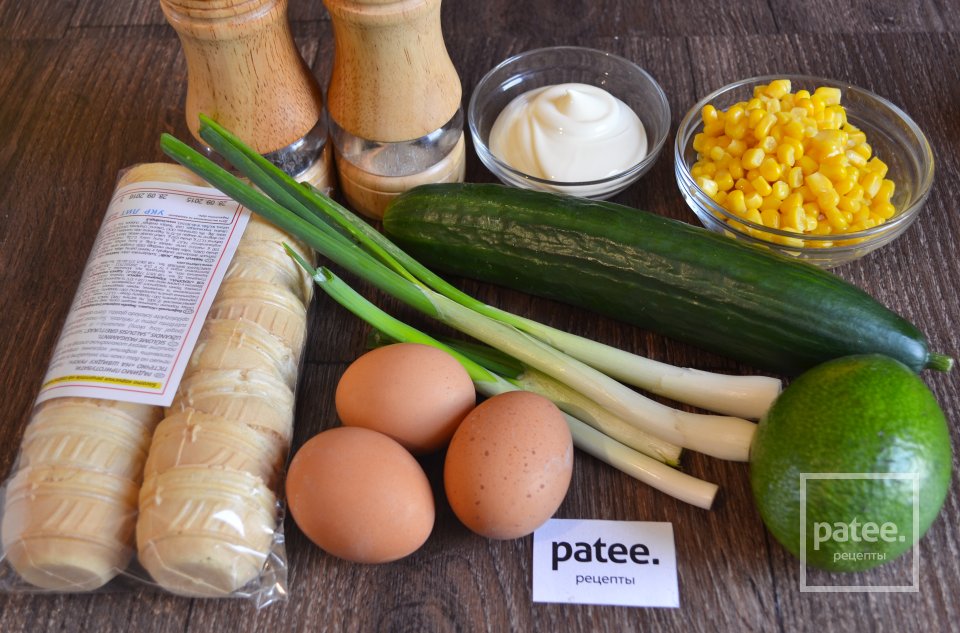 Закусочные тарталетки с салатом из авокадо - Шаг 1