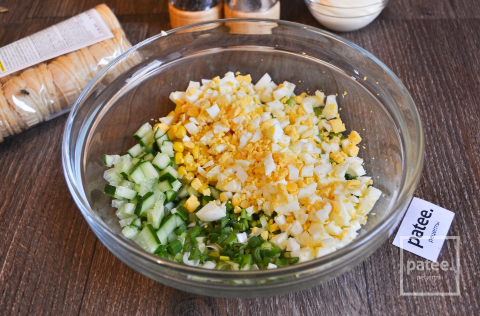 Закусочные тарталетки с салатом из авокадо - Шаг 8