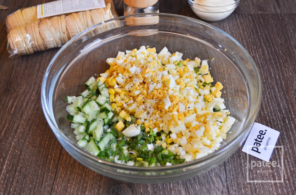 Закусочные тарталетки с салатом из авокадо - Шаг 9