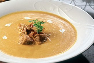 Тыквенный крем-суп с сыром