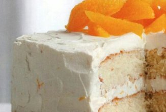 Апельсиновый торт с нежным кремом