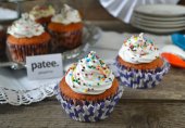 Капкейки с нежным кремом и итальянской меренгой