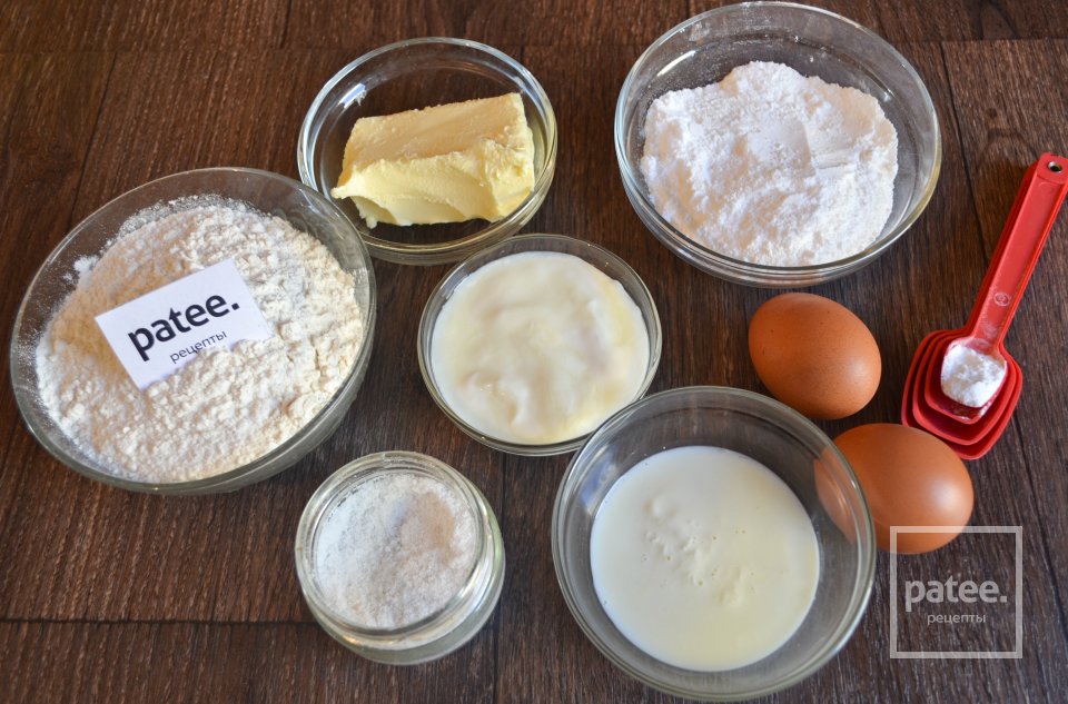 Капкейки с нежным кремом и итальянской меренгой - Шаг 1