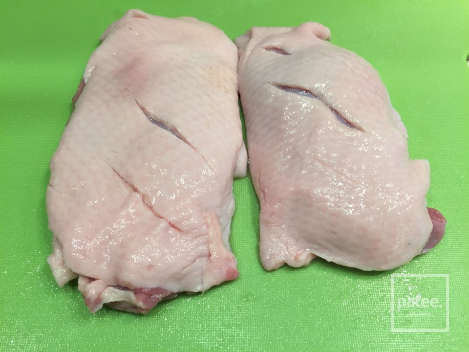 Утиная грудка с кремовой гречкой - Шаг 4