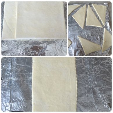 Круассаны из слоеного теста - Шаг 1