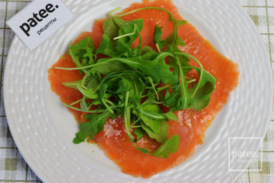 Карпаччо из лосося - Шаг 8