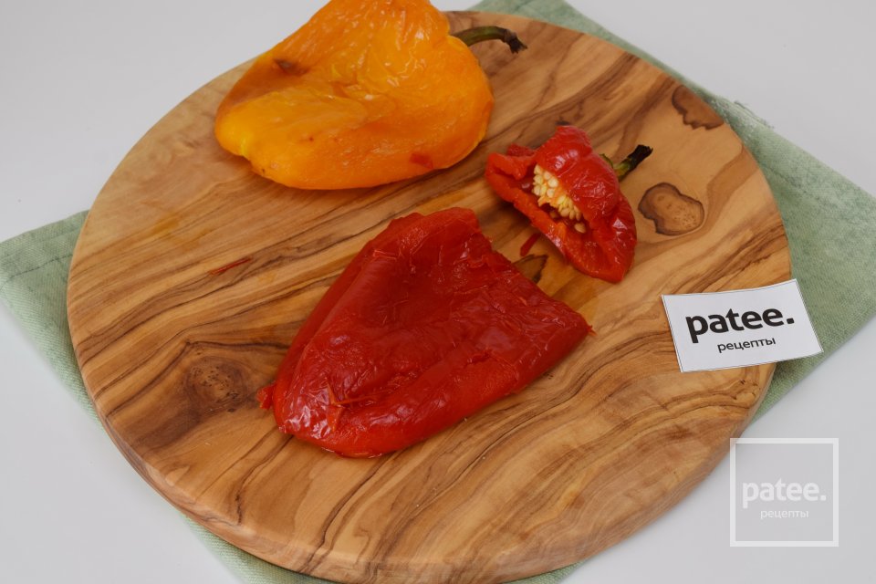 Горячая закуска из болгарского перца с брынзой - Шаг 7