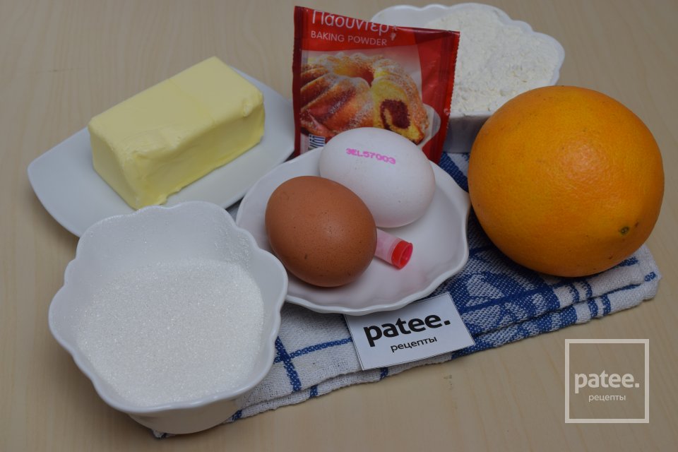 Печенье Мадлен апельсиновое - Шаг 1