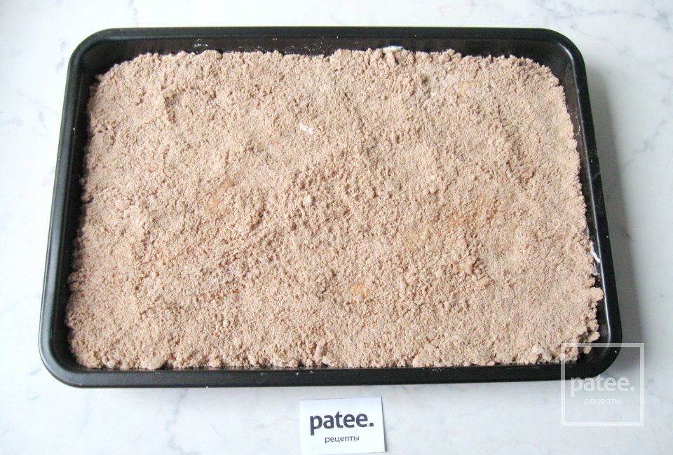 Пирог из шоколадной крошки с творогом - Шаг 14