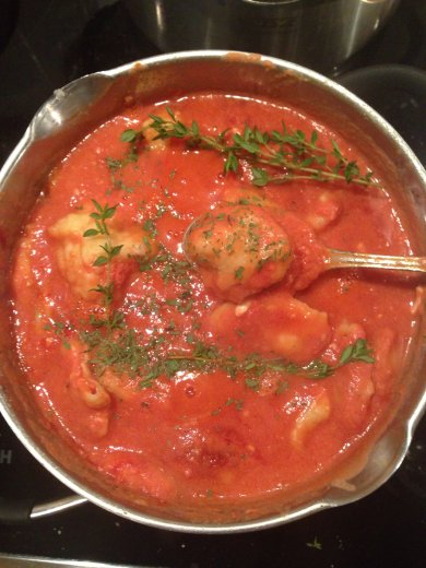 Равиоли с сыром в томатном соусе - Шаг 11