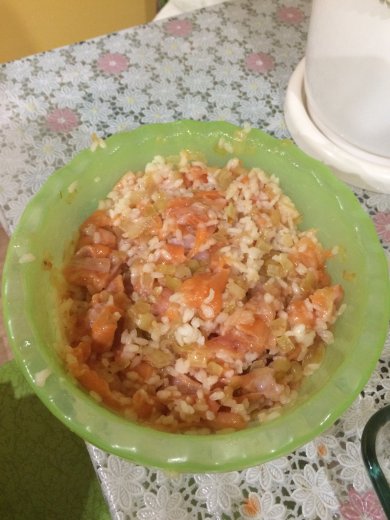 Заливной пирог с сёмгой и рисом - Шаг 2