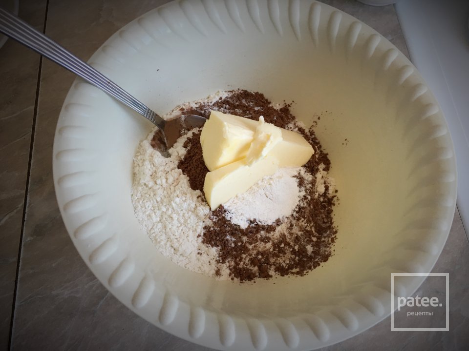 "Торфяной" творожный пирог - Шаг 2