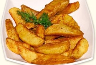 Картошка по деревенски.