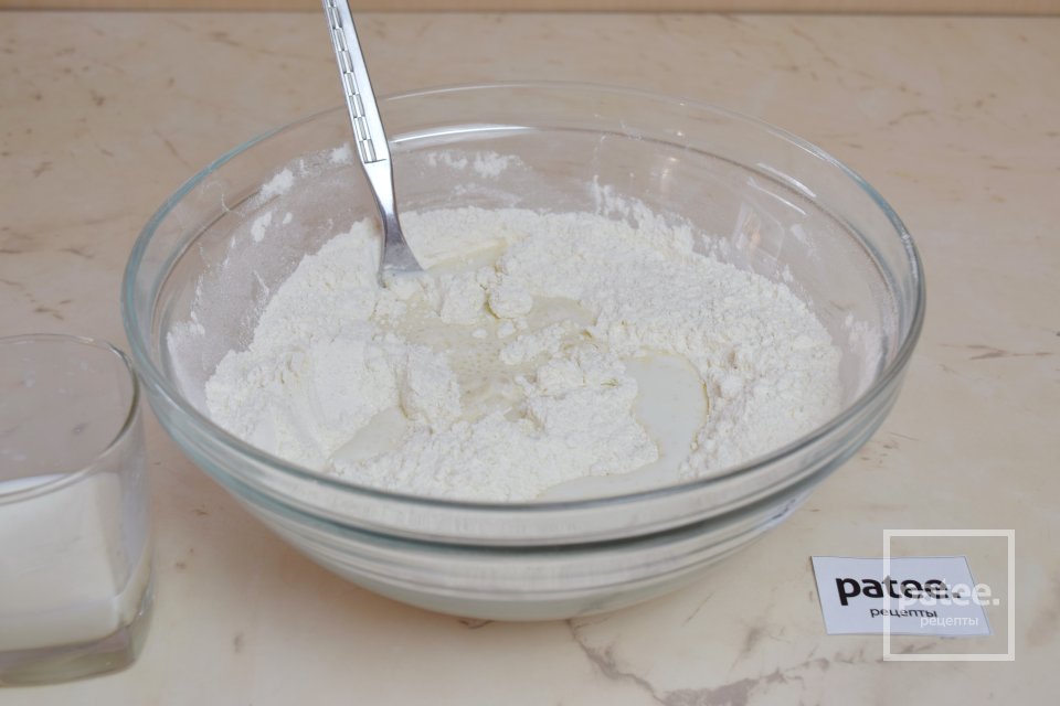 Пирог Гармошка с ягодами - Шаг 4