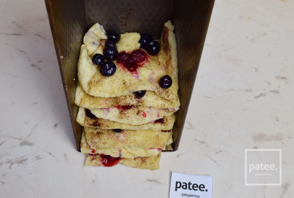 Пирог Гармошка с ягодами - Шаг 14