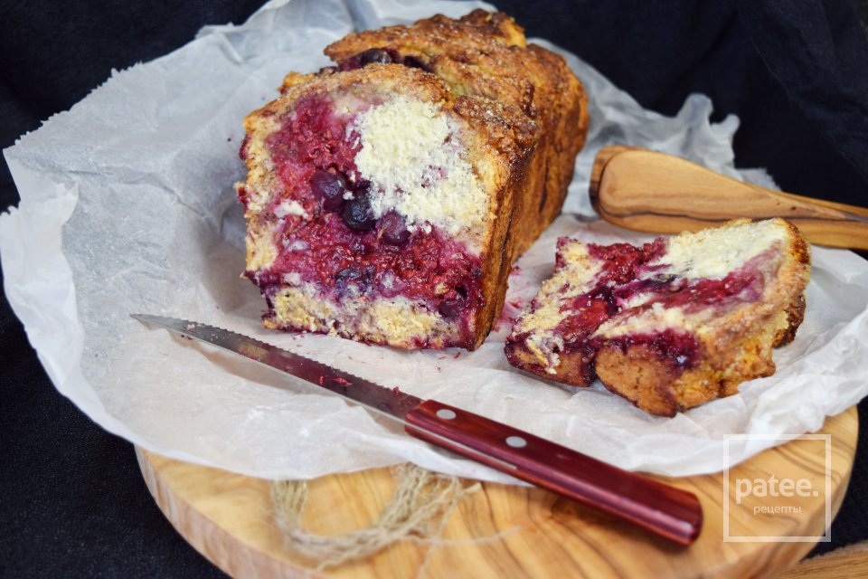 Пирог Гармошка с ягодами - Шаг 15