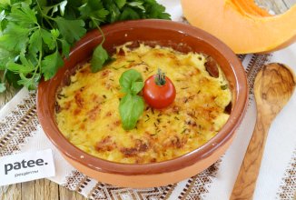 Гратен из картофеля и тыквы