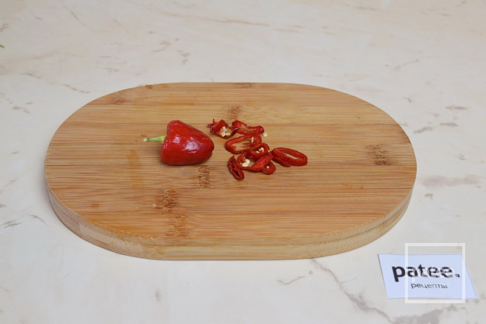 Гарнир из мускатной тыквы с травами и сыром - Шаг 4