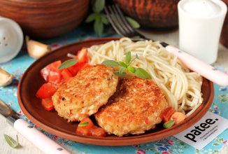 Котлеты из крабовых палочек с сыром