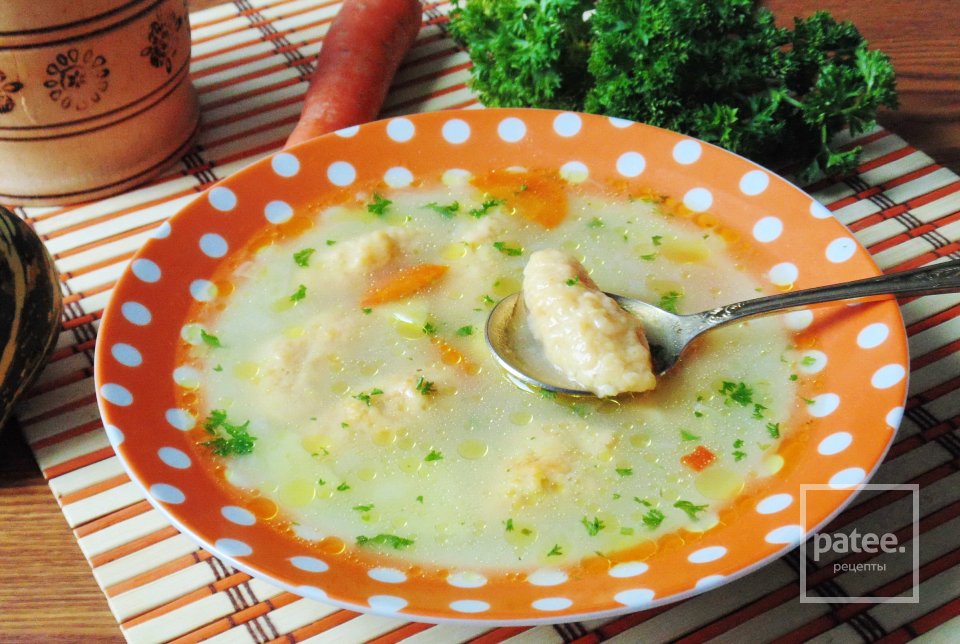 Куриный суп с морковными клецками для детей - Шаг 15