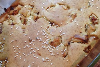 Пирог с куриной грудинкой