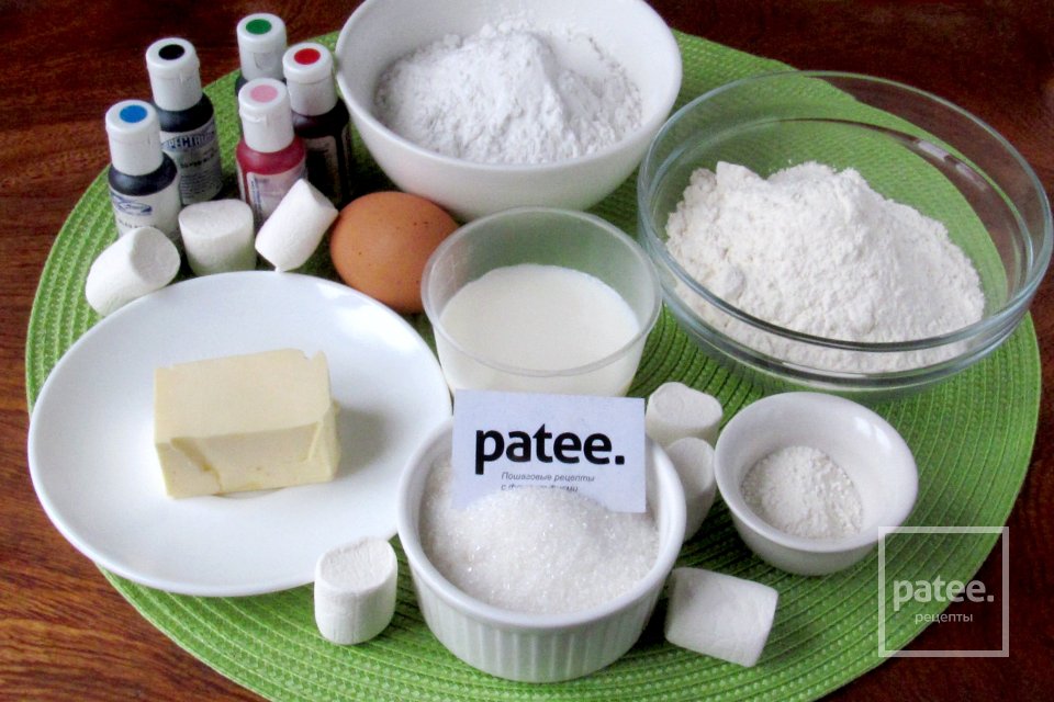 Новогоднее печенье Тающие снеговики - Шаг 1