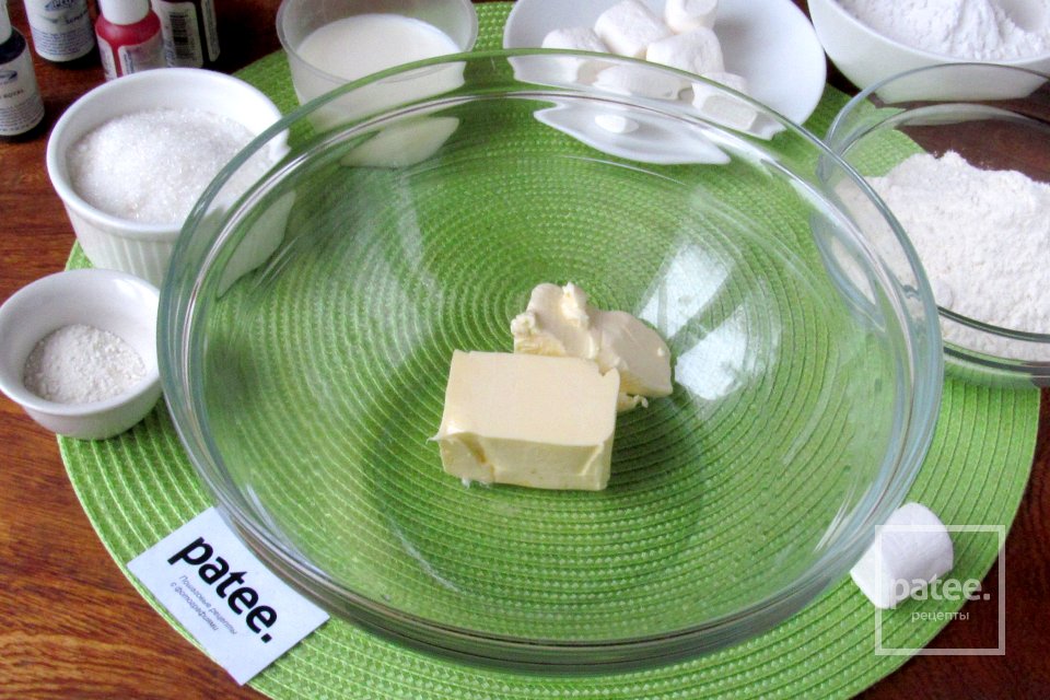 Новогоднее печенье Тающие снеговики - Шаг 2