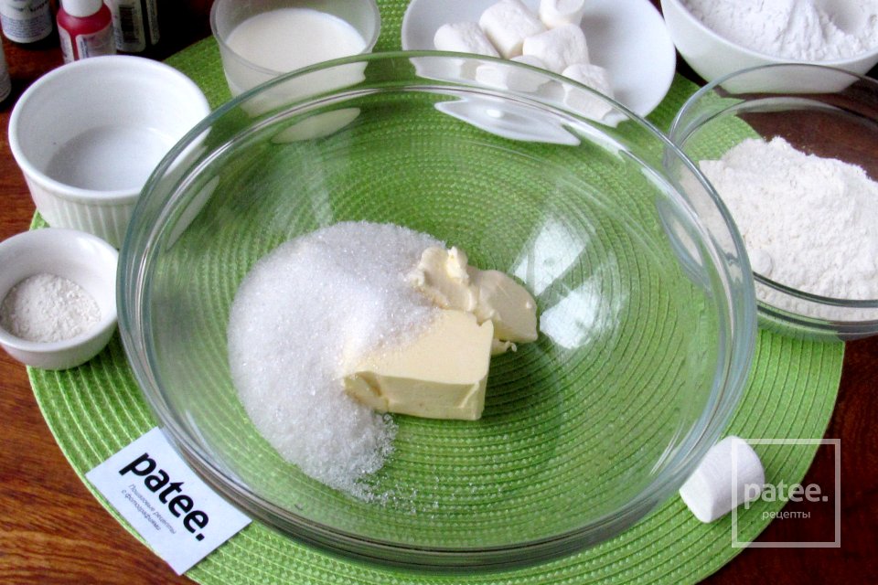 Новогоднее печенье Тающие снеговики - Шаг 3