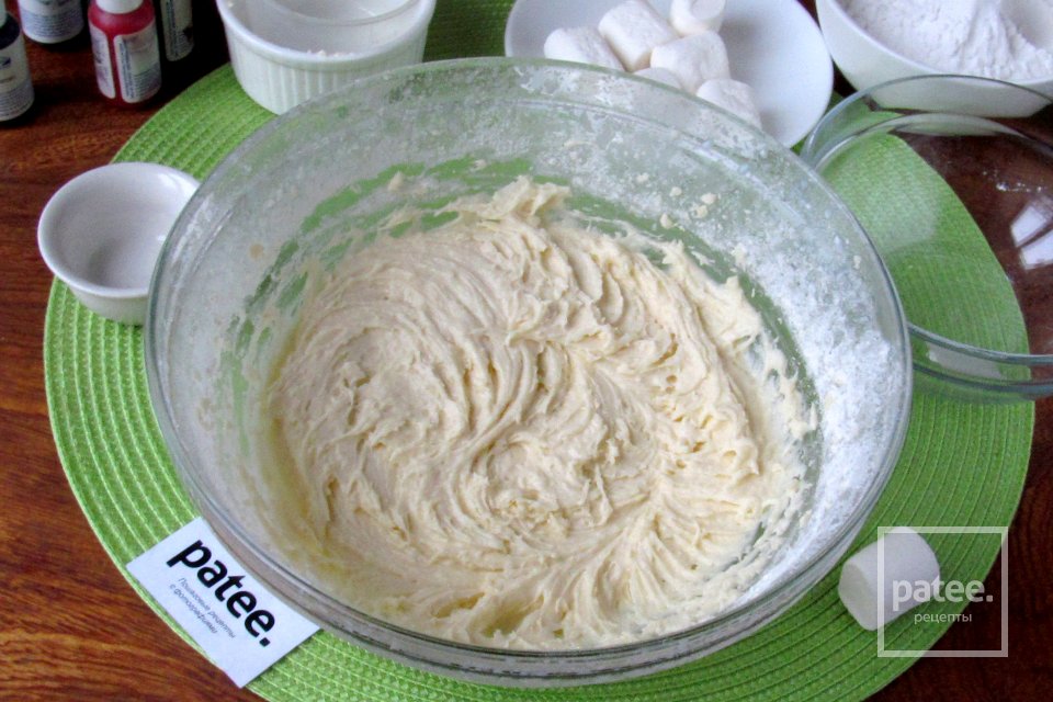 Новогоднее печенье Тающие снеговики - Шаг 7