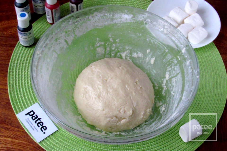 Новогоднее печенье Тающие снеговики - Шаг 10