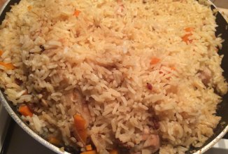 Плов с куриными ножками