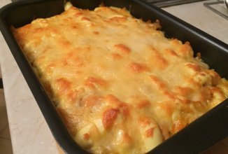 Запеканка с рыбкой и овощами