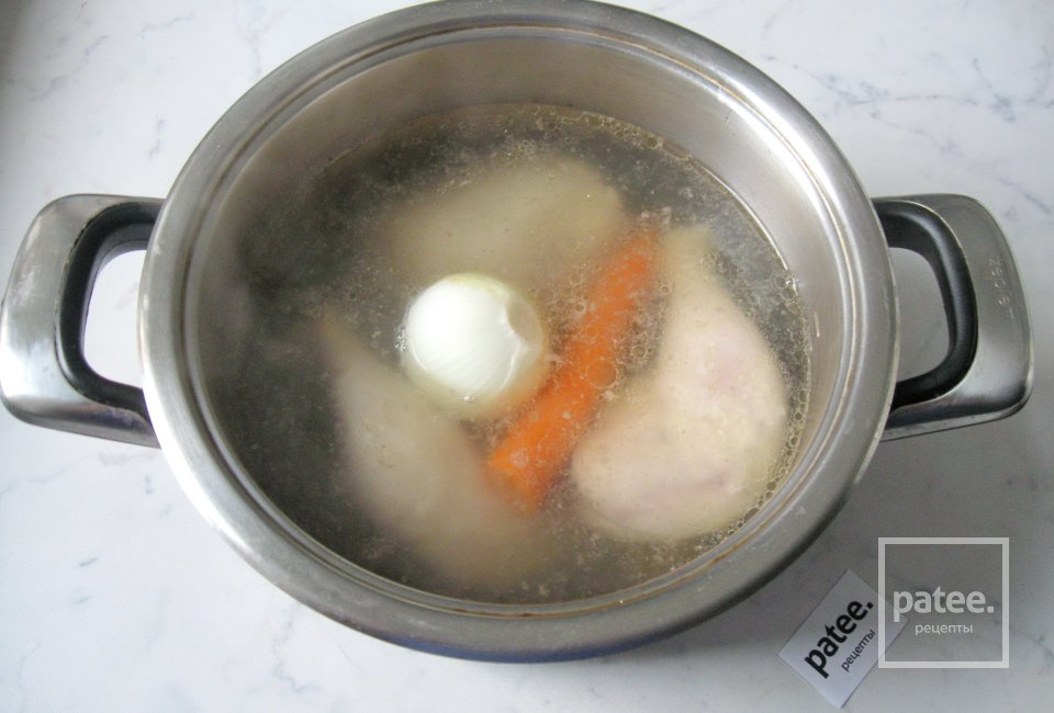 Холодец из говяжьей голени и курицы - Шаг 4