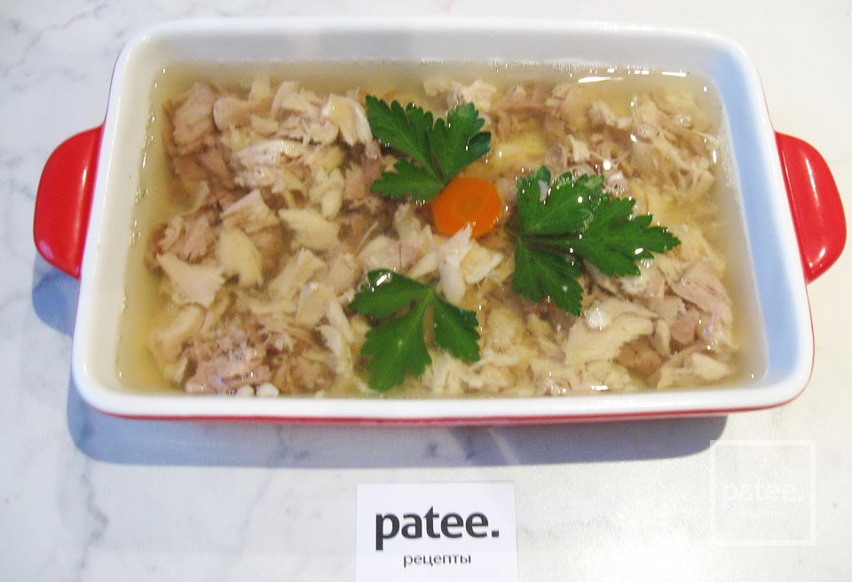 Холодец из говяжьей голени и курицы - Шаг 11