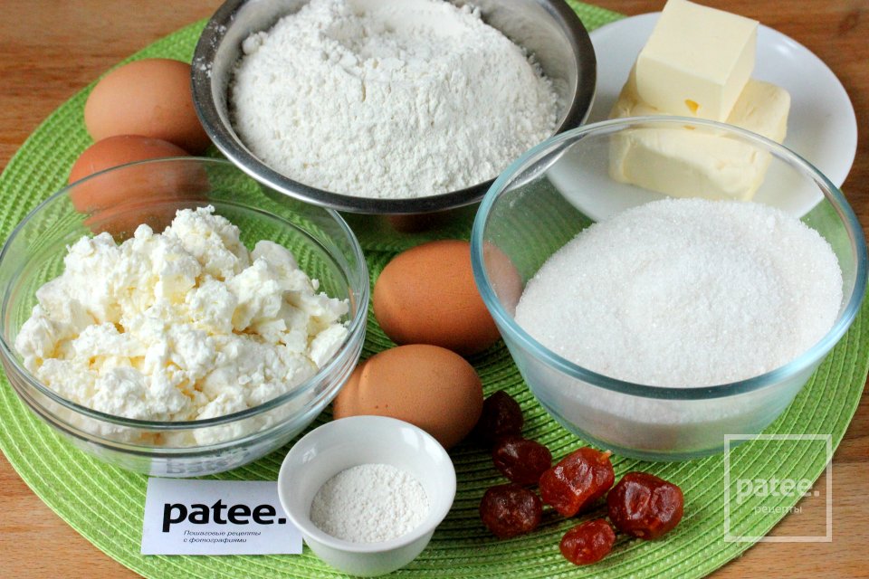 Творожный кекс с цукатами кумквата - Шаг 1