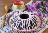Кекс с орехами и какао