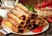 Вафельные трубочки