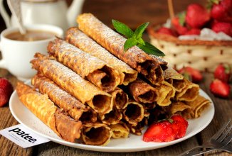 Вафельные трубочки