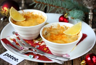 Жульен из рыбы с грибами