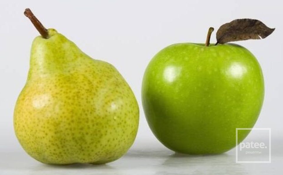 диетический крамбл из яблок и груш - Шаг 1