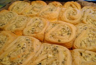 Пирог с сыром фета