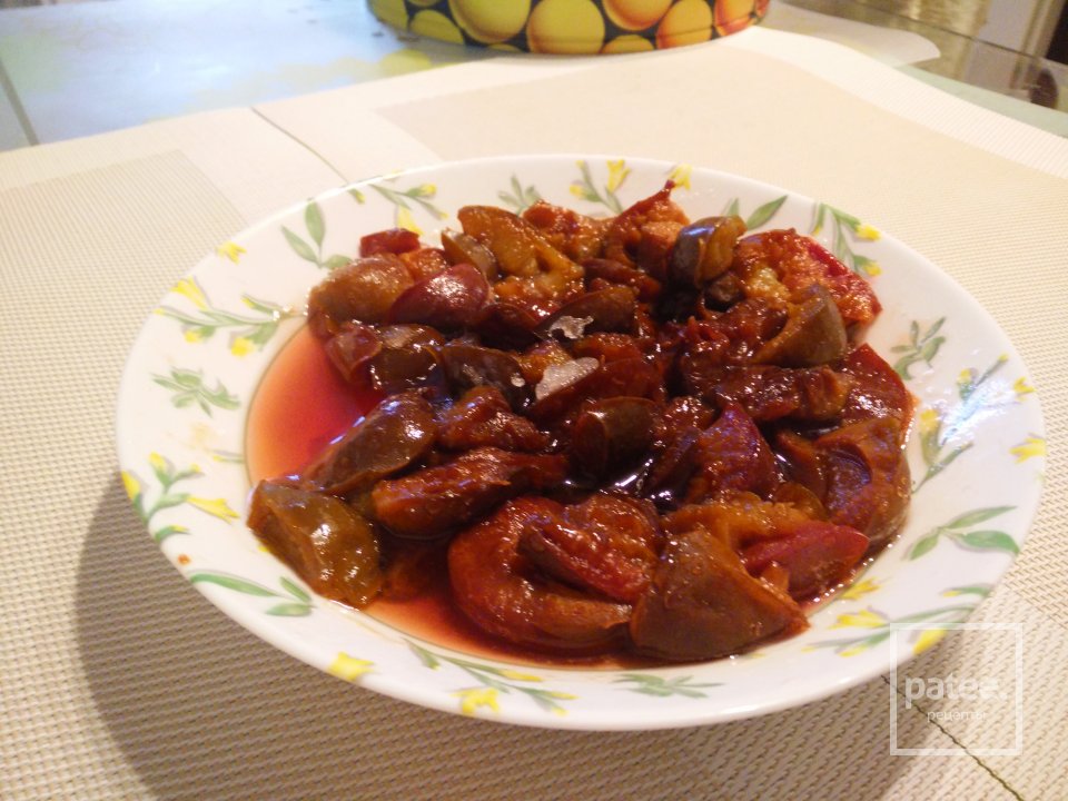 Сливовый пирог с безе - Шаг 5